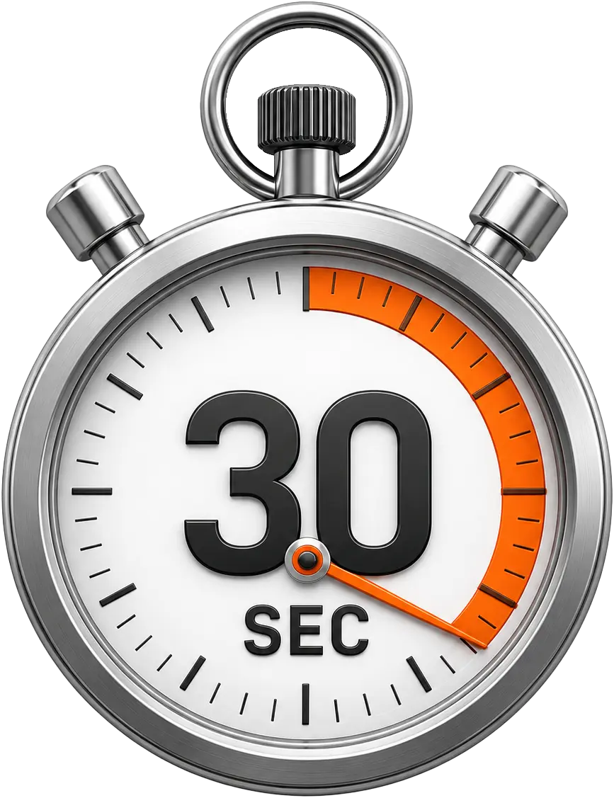 Real Time tracking and alarming every 30 sec